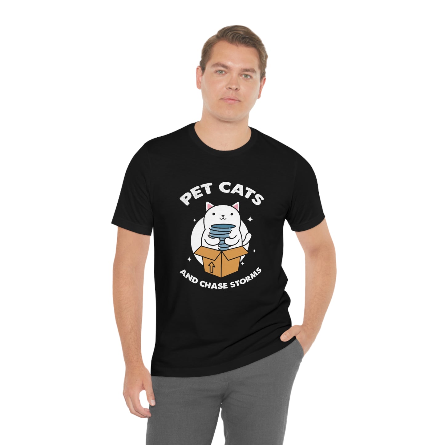 Pet Cats and Chase Storms Tee