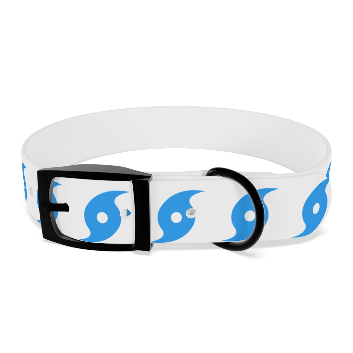 Hurricane Icon (Blue) Dog Collar