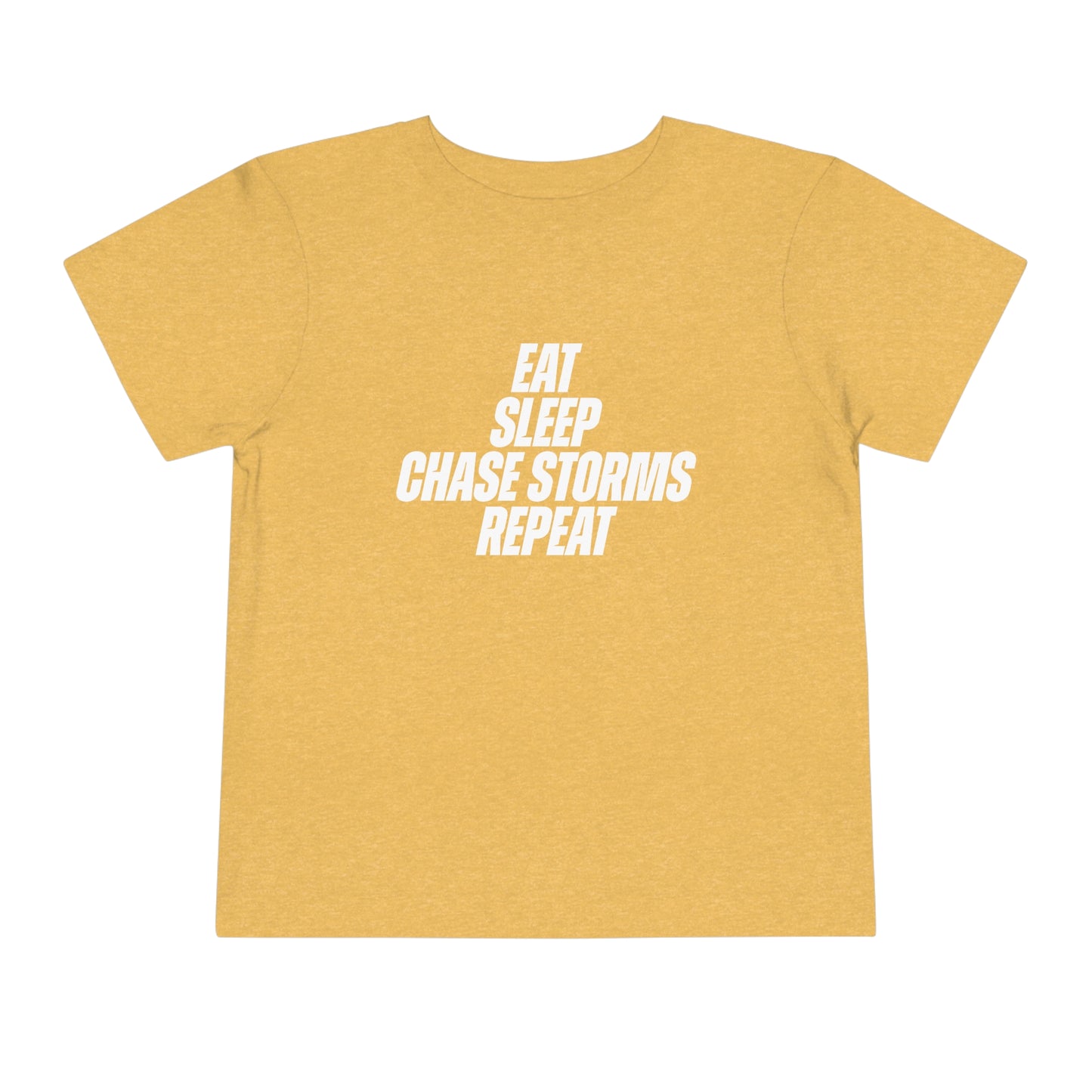 Eat, Sleep, Chase Storms, Repeat Toddler Tee