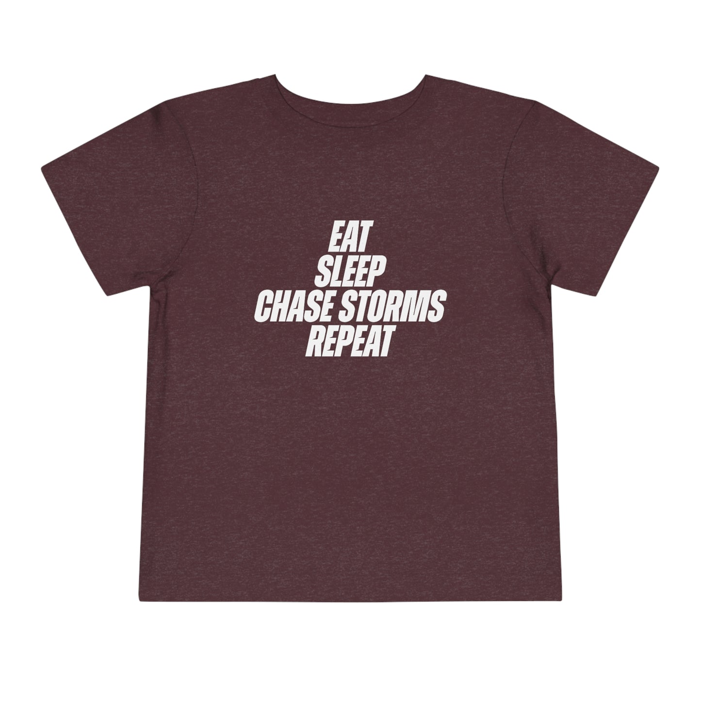 Eat, Sleep, Chase Storms, Repeat Toddler Tee