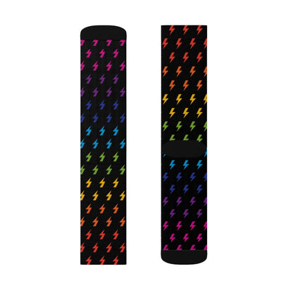 Lightning (Black/Rainbow) Socks