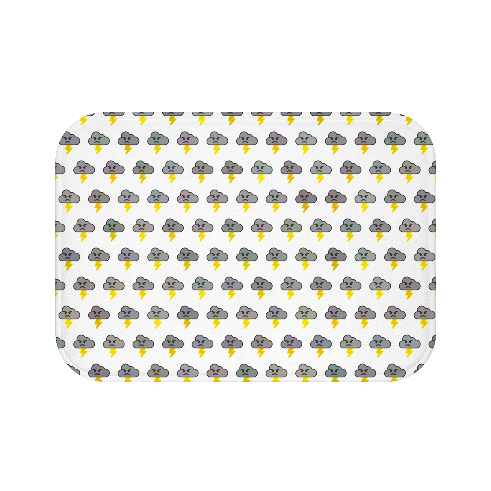 Lightning Emoji Bath Mat 