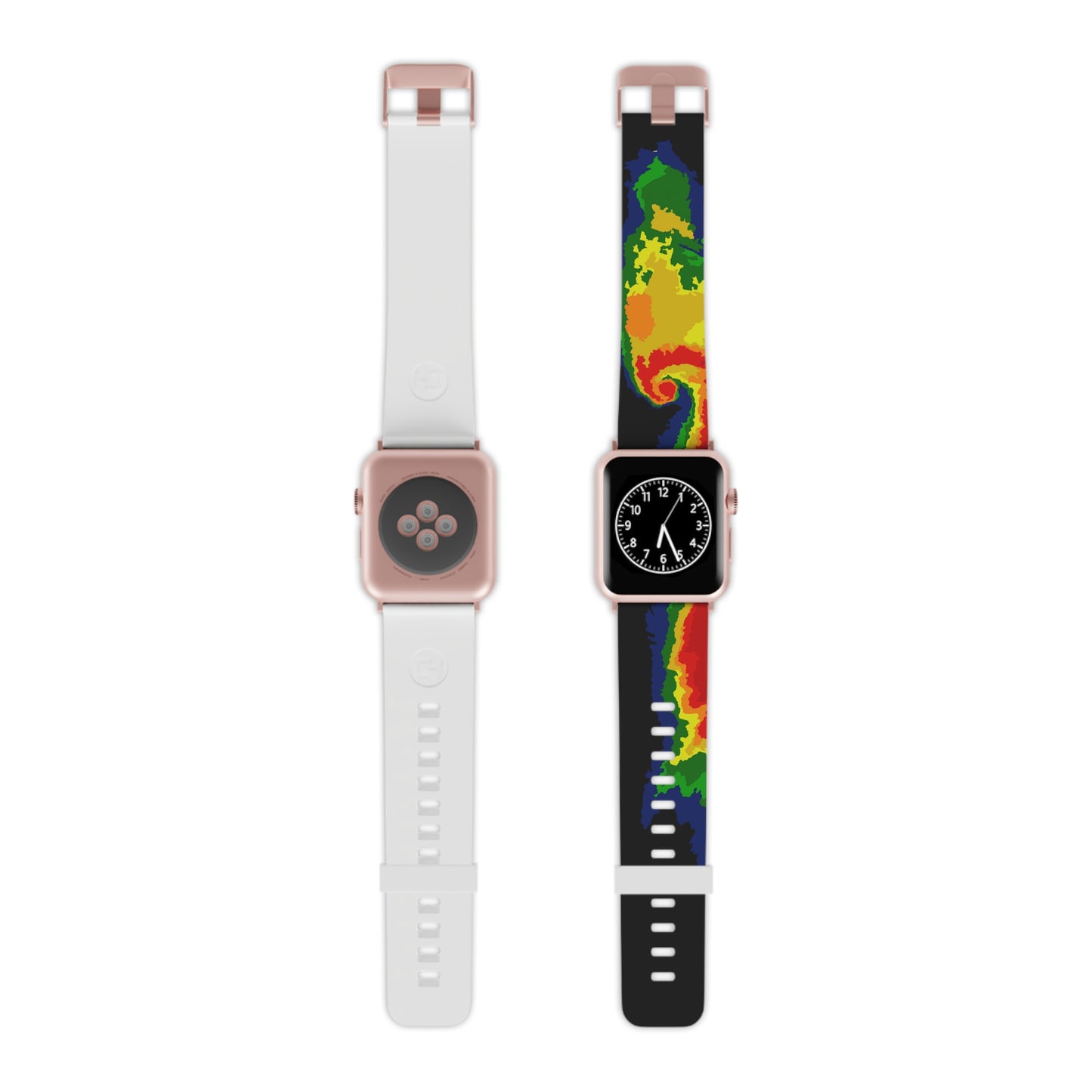 Radar Print (Black) Watch Band for Apple Watch