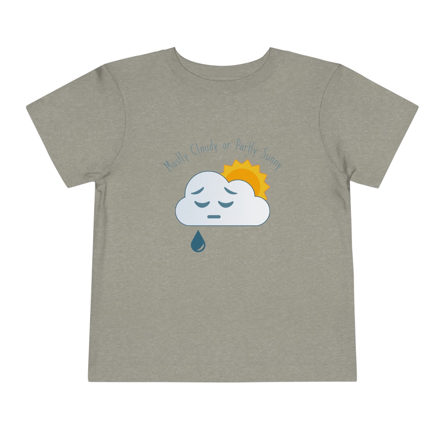 Mostly Cloudy Toddler Tee