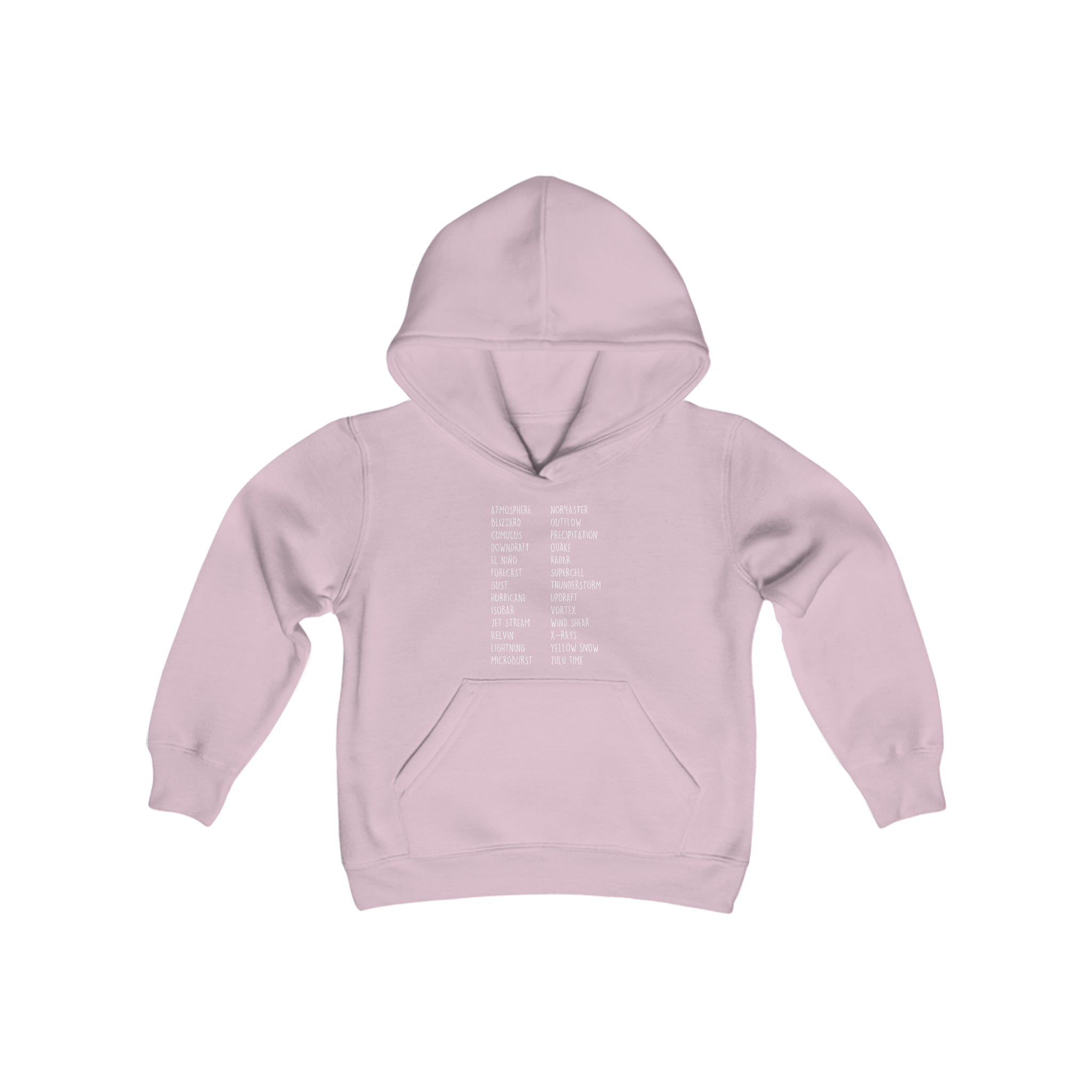 Weather ABCs Children's Hoodie 