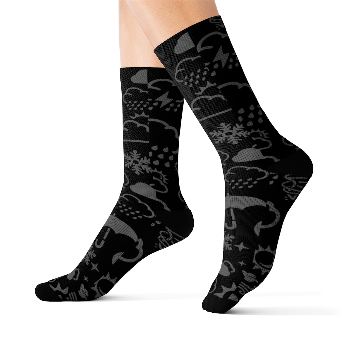 Calcetines Wx Icon (negro/gris) 