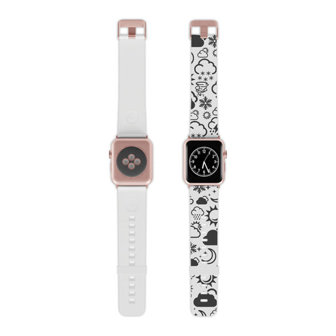 Wx Icon (White/Black) Watch Band for Apple Watch
