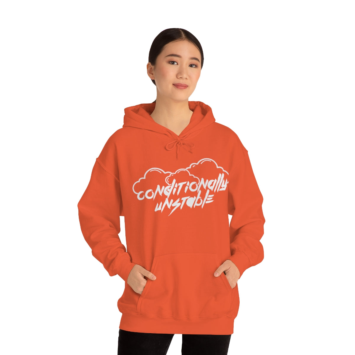 Sudadera con capucha condicionalmente inestable 