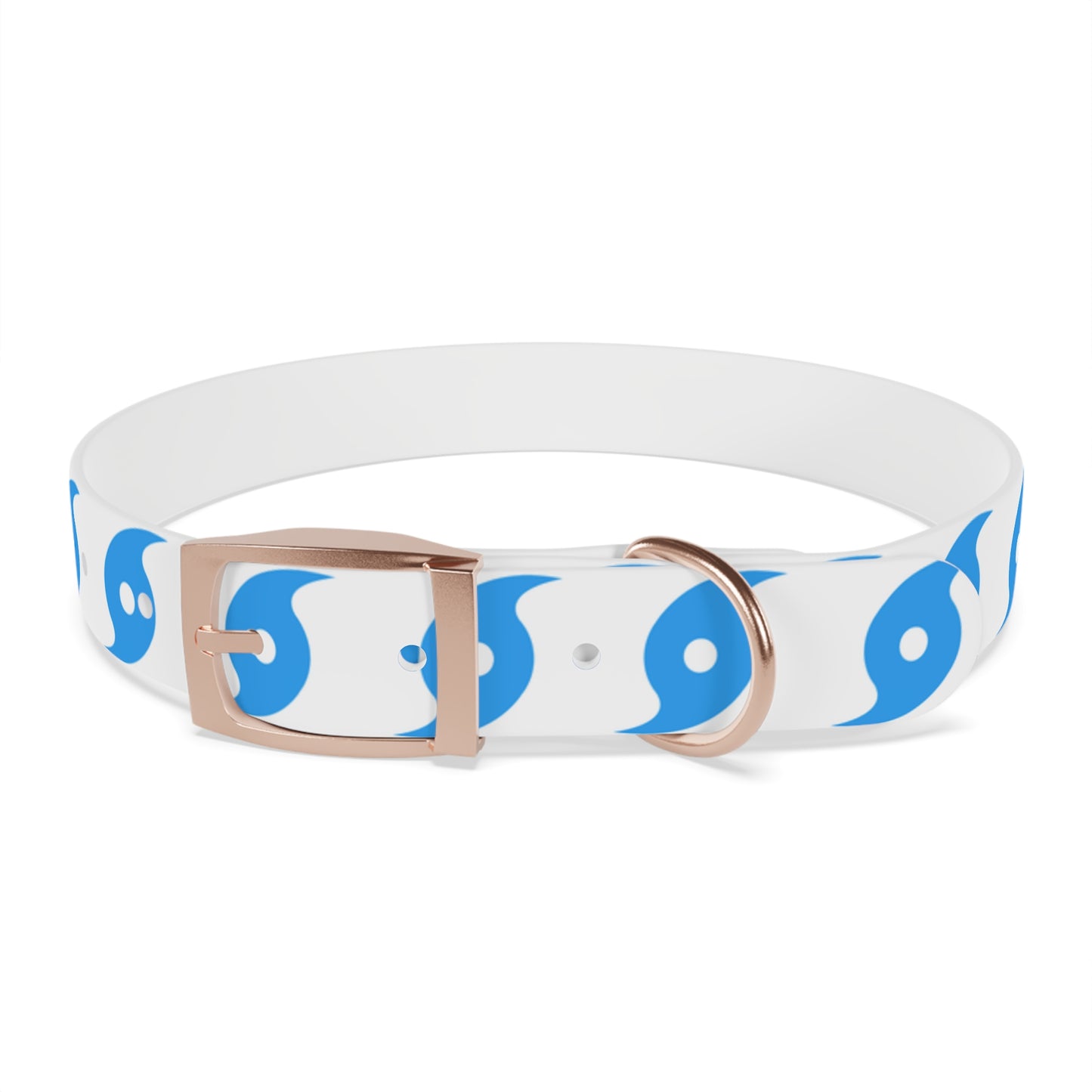 Hurricane Icon (Blue) Dog Collar