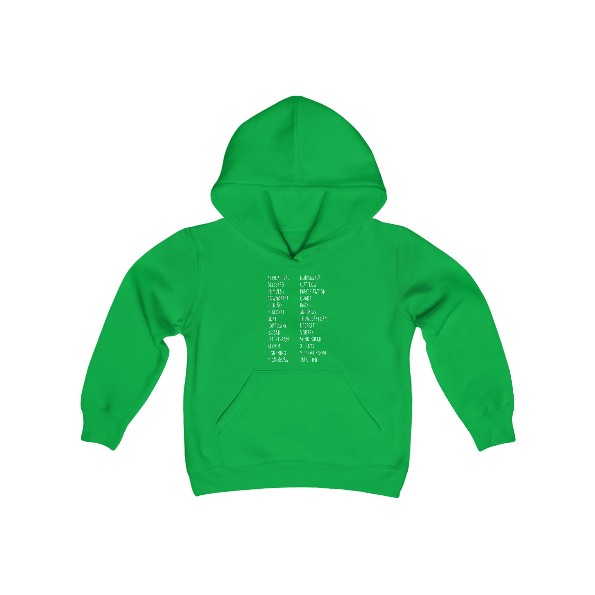 Weather ABCs Children's Hoodie 