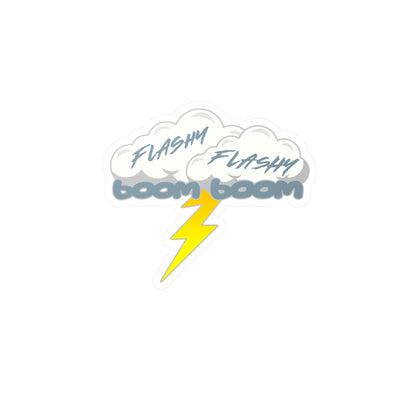 Flashy Flashy Boom Boom Vinyl Decal