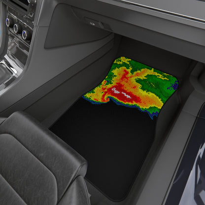 Radar Print Car Mats (Set of 4)