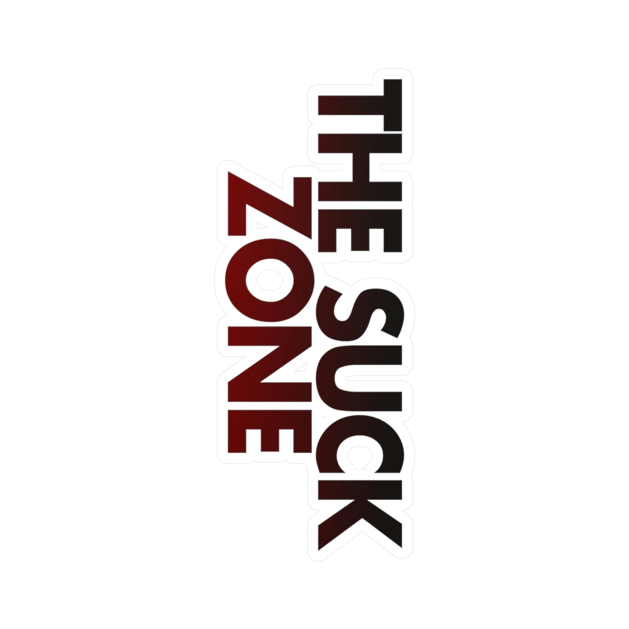 The Suck Zone Vinyl Decal 
