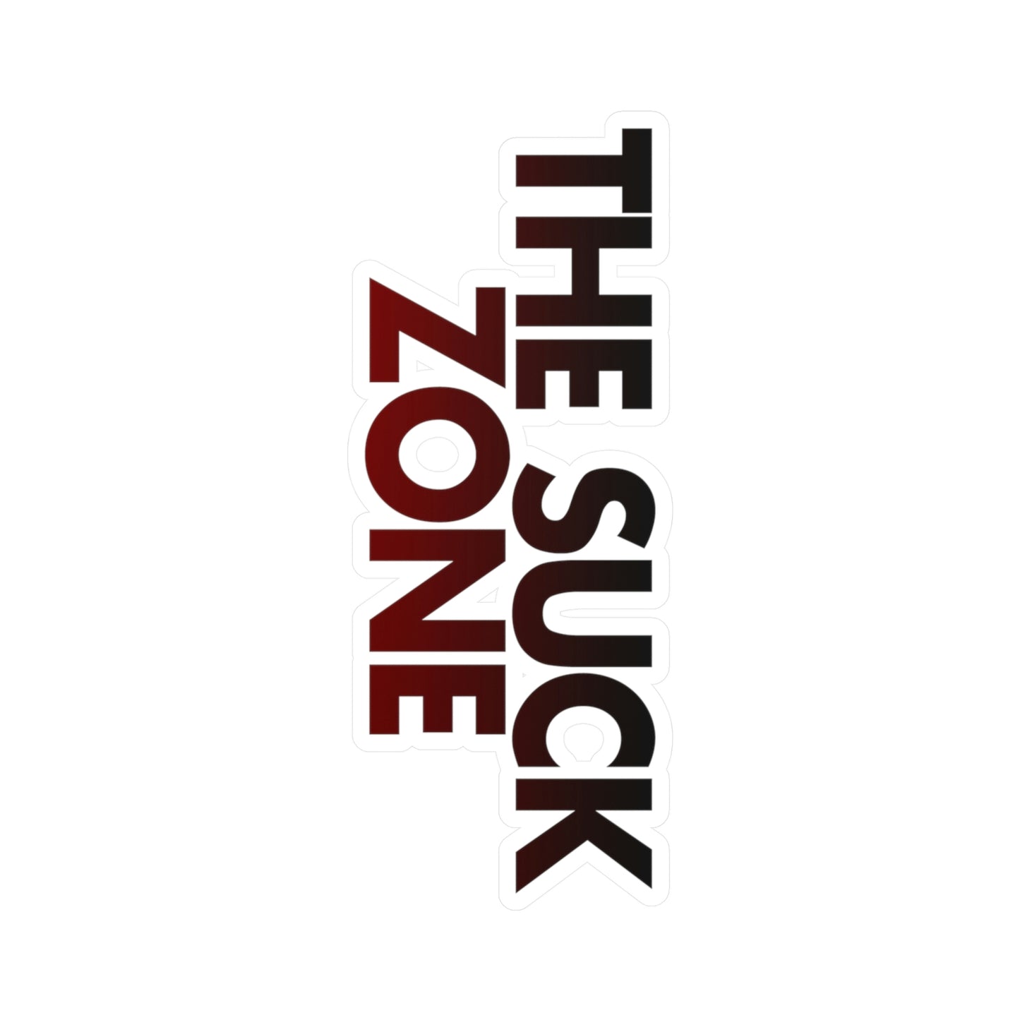 The Suck Zone Vinyl Decal