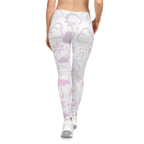 Wx Icon (Pink) Casual Leggings