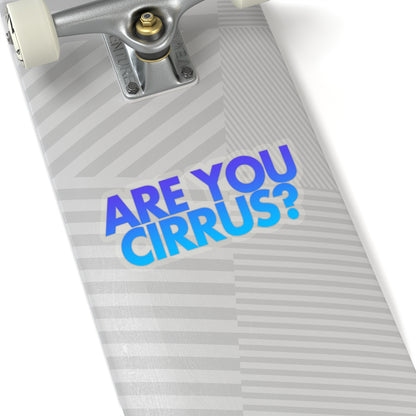 Are You Cirrus? Sticker