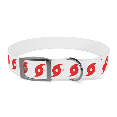 Hurricane Icon (Red) Dog Collar
