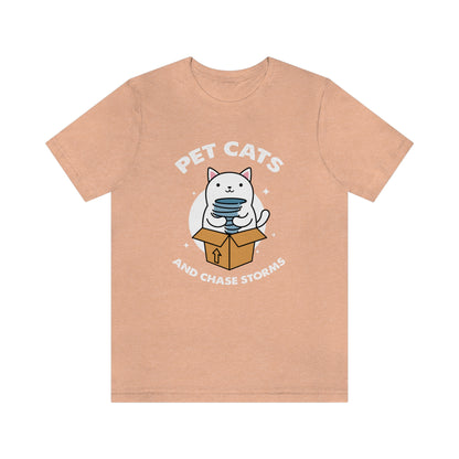 Pet Cats and Chase Storms Tee