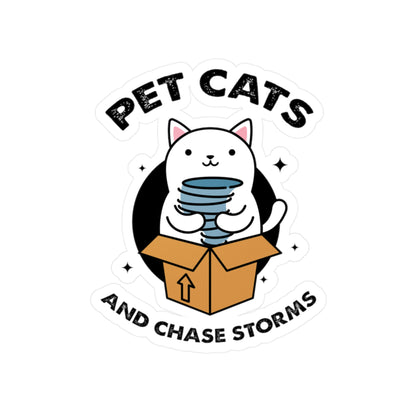 Pet Cats and Chase Storms Vinyl Decal