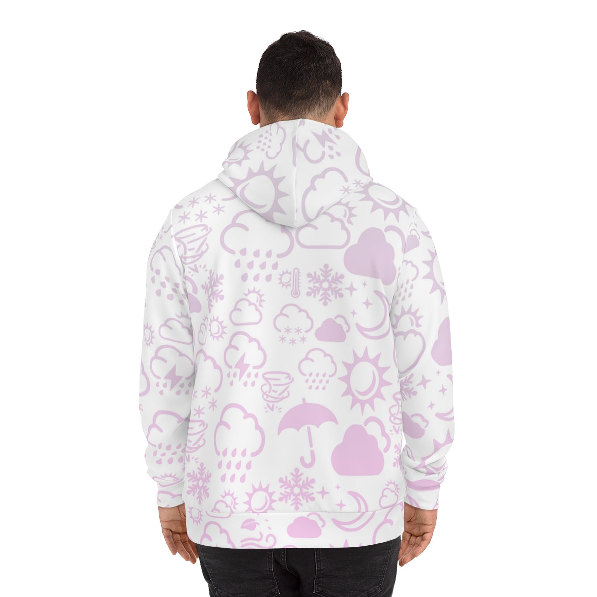 Wx Icon (Blanc/Rose) Sweat à capuche 