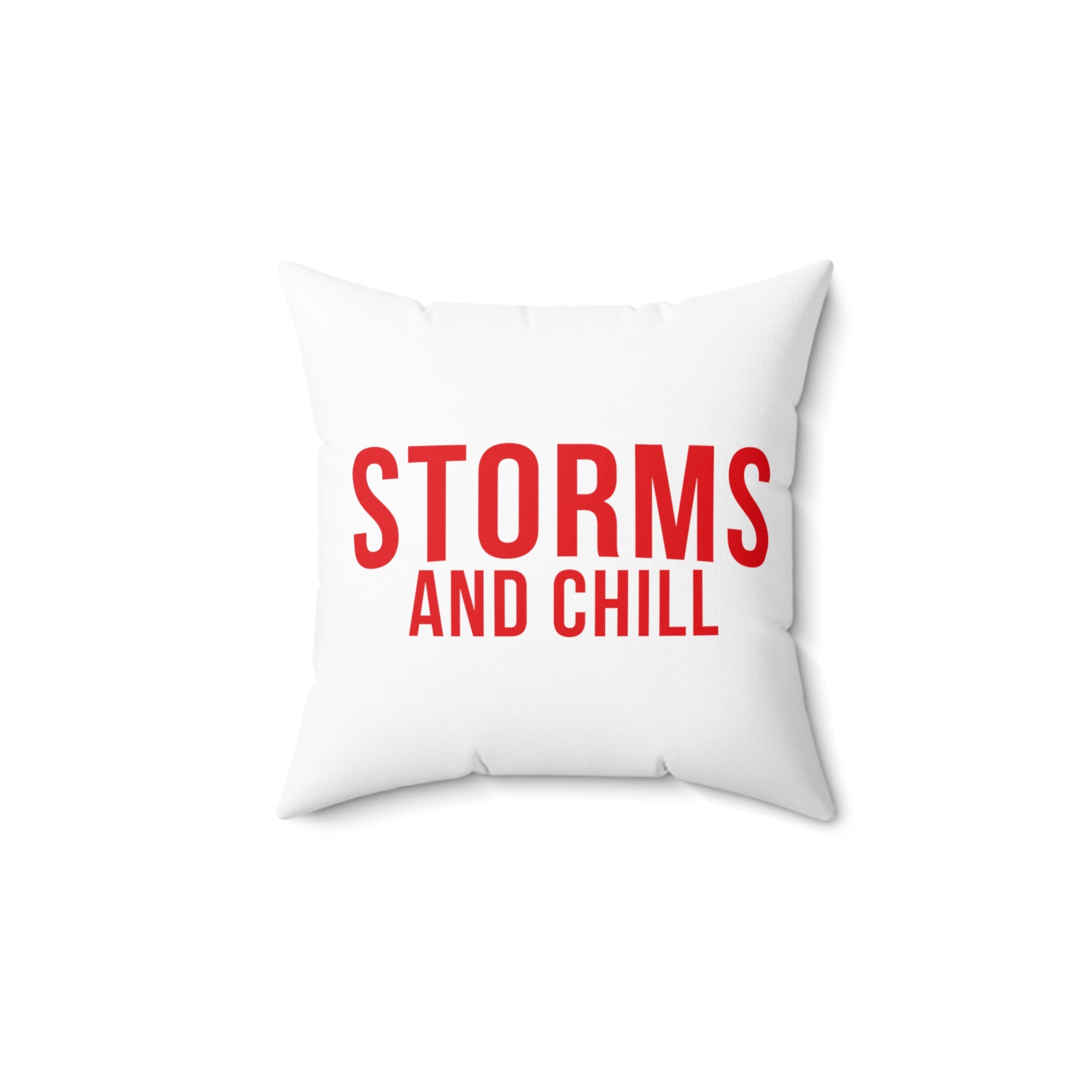 Storms and Chill Throw Pillow 