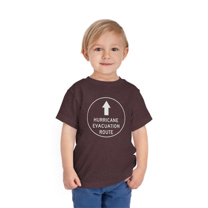 Hurricane Evacuation Route Toddler Tee