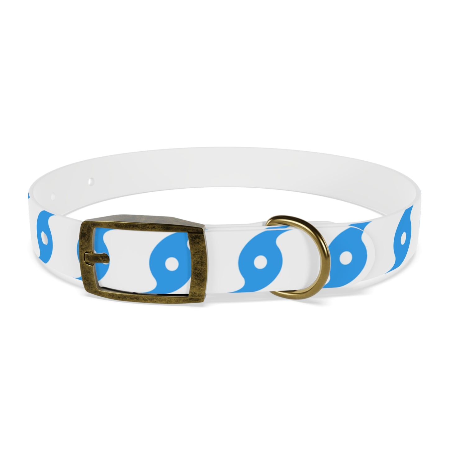 Hurricane Icon (Blue) Dog Collar