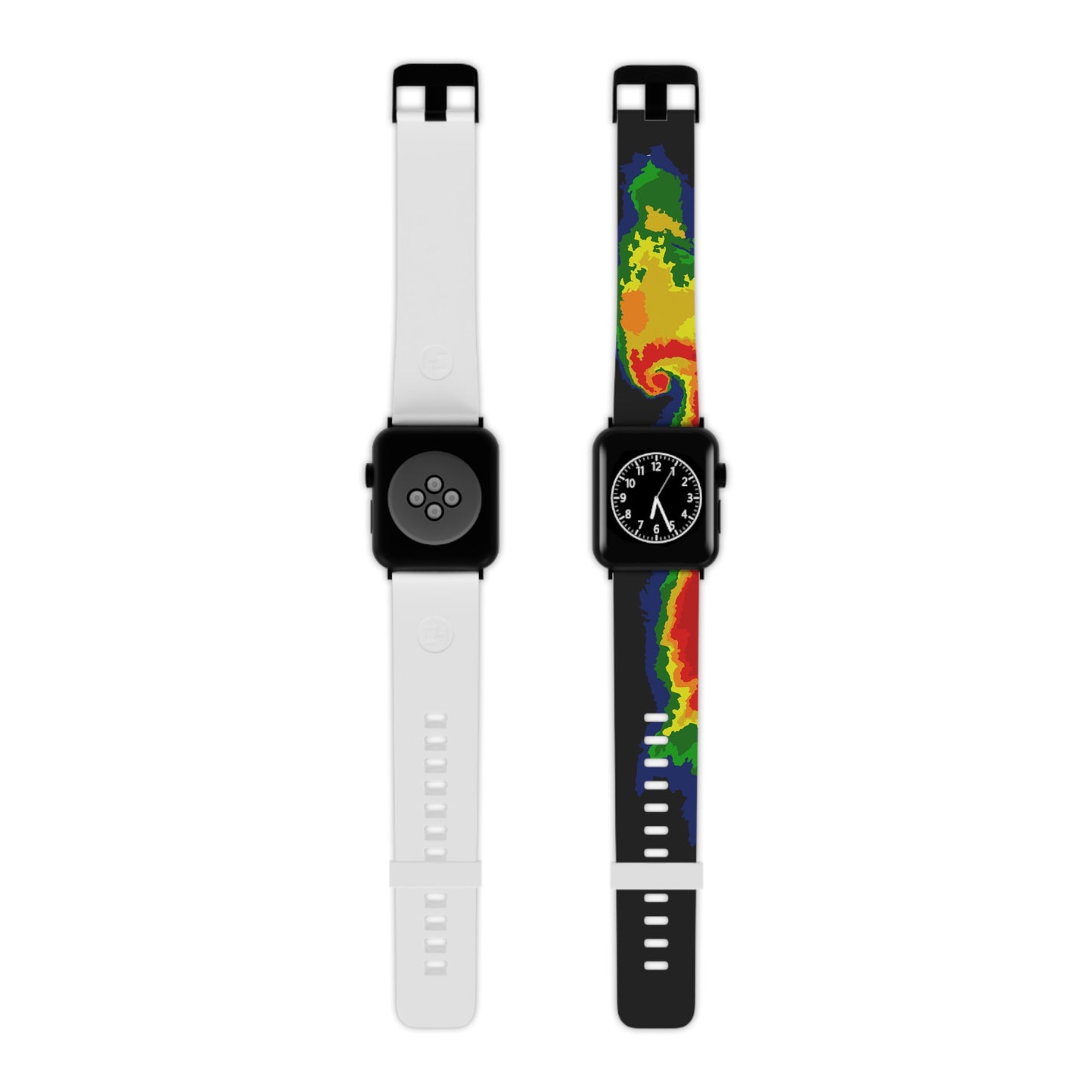 Radar Print (Black) Watch Band for Apple Watch