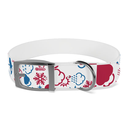 Wx Icon (Red/Blue) Dog Collar