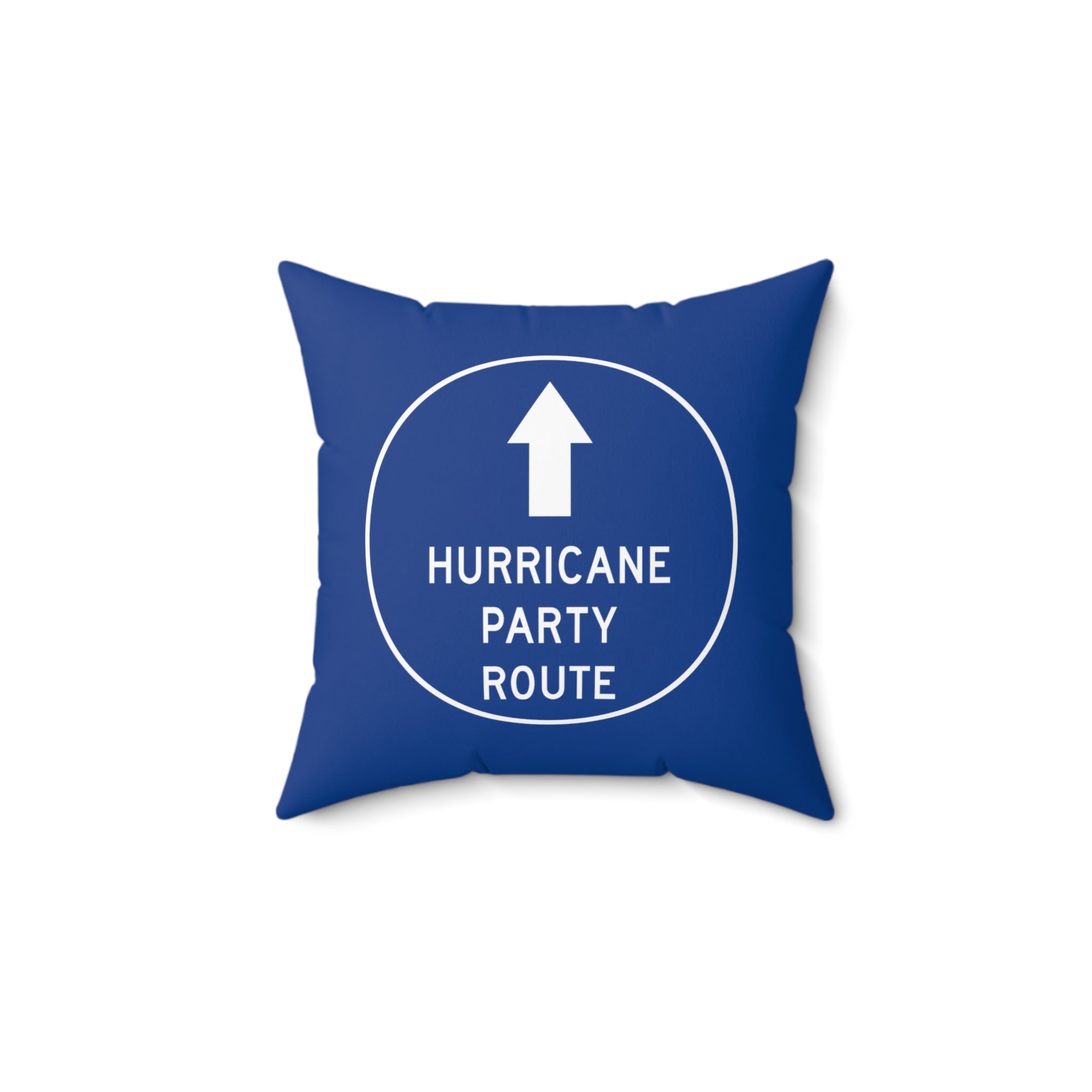 Hurricane Party Route Throw Pillow 