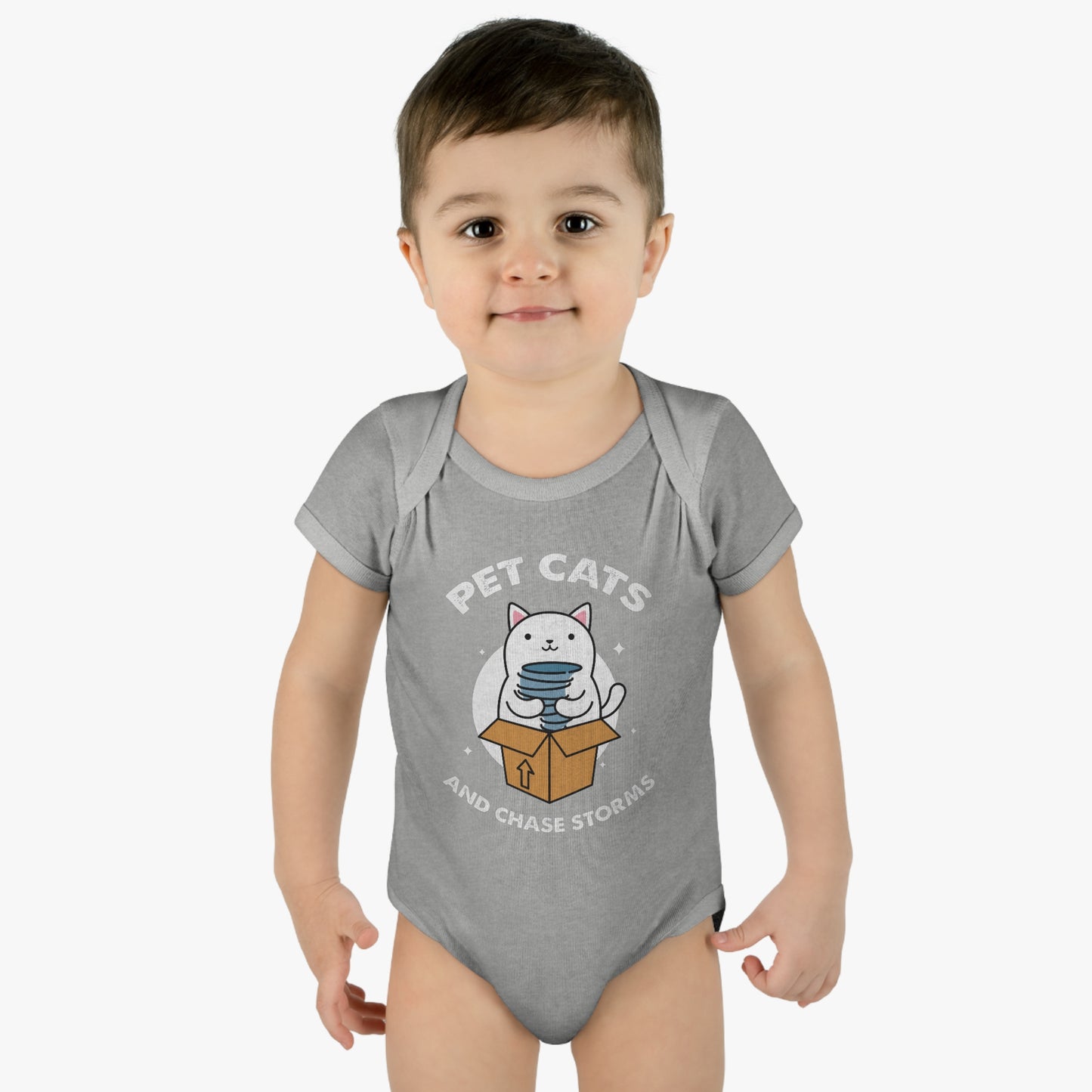 Pet Cats and Chase Storms Infant Bodysuit