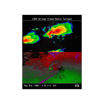 Moore, OK 1999 Tornado Poster