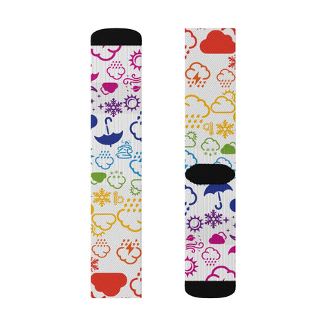 Wx Icon (Rainbow) Socks