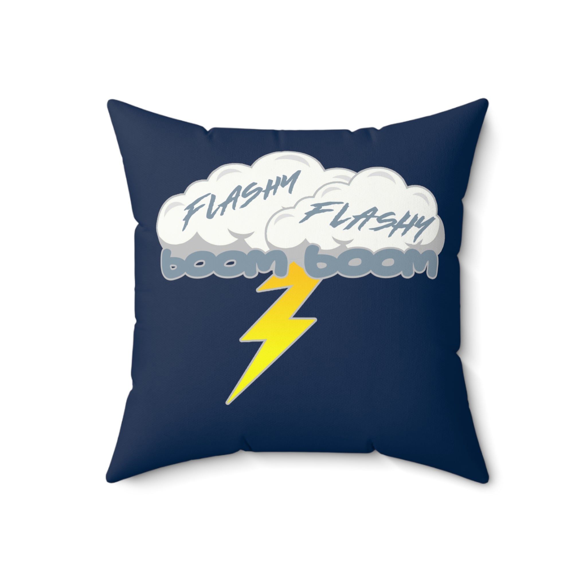 Flashy Flashy Boom Boom Throw Pillow 