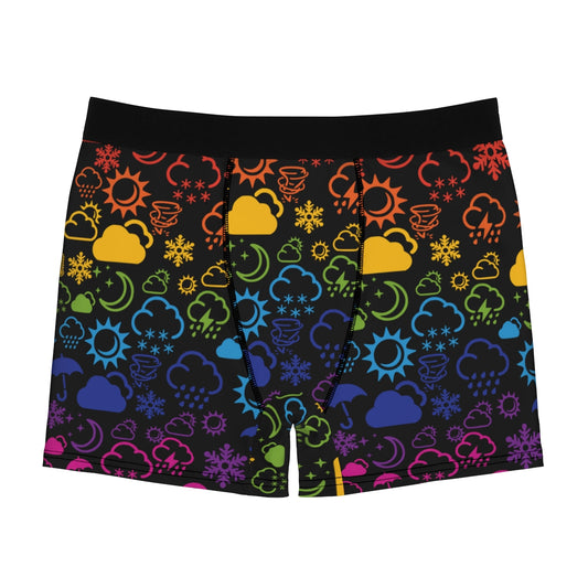 Wx Icon (Black/Rainbow) Boxer Briefs