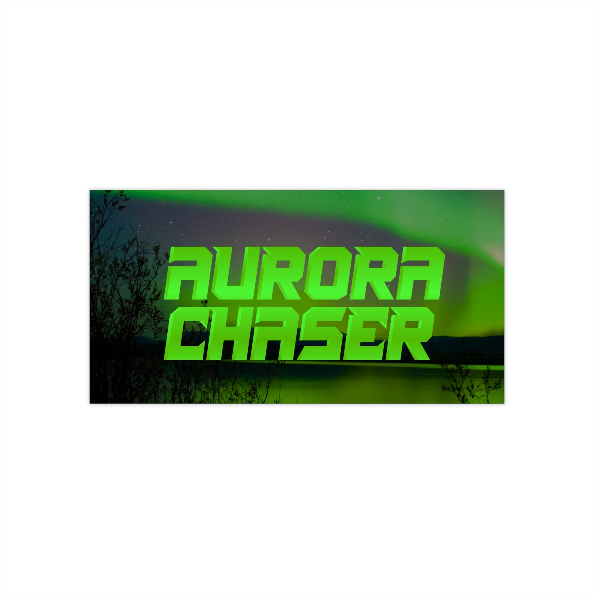 Aurora Chaser Bumper Sticker 