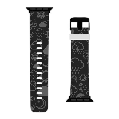 Wx Icon (Black/Grey) Watch Band for Apple Watch
