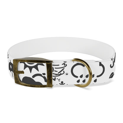 Wx Icon (White/Black) Dog Collar