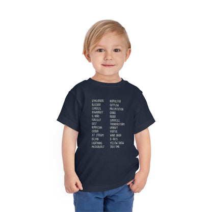 Weather ABCs Toddler Tee