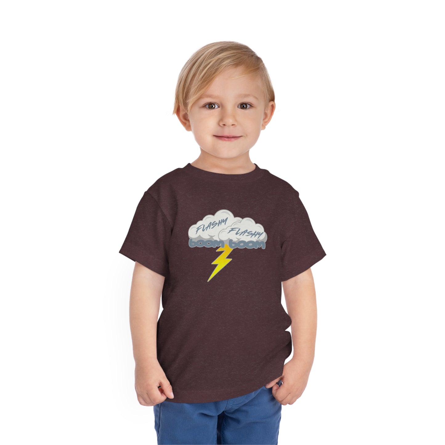 Flashy Flashy Boom Boom Toddler Tee