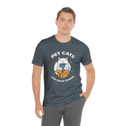 Pet Cats and Chase Storms Tee