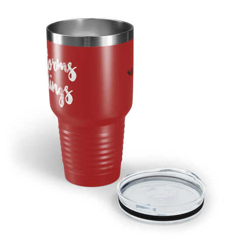 Catch Storms, Not Feeelings Tumbler, 30oz