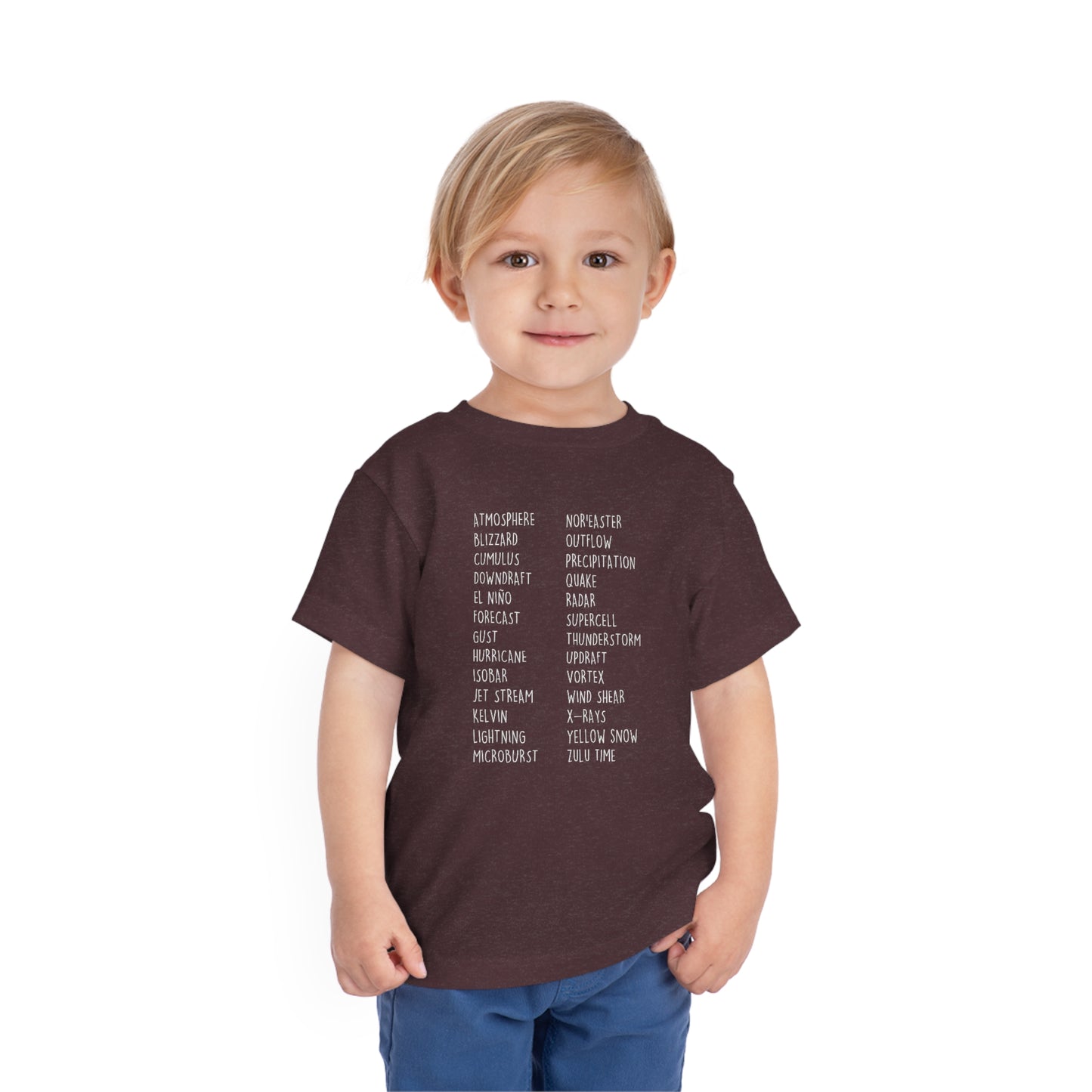 Weather ABCs Toddler Tee