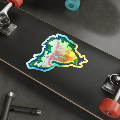 Hook Echo Holographic Die-cut Sticker