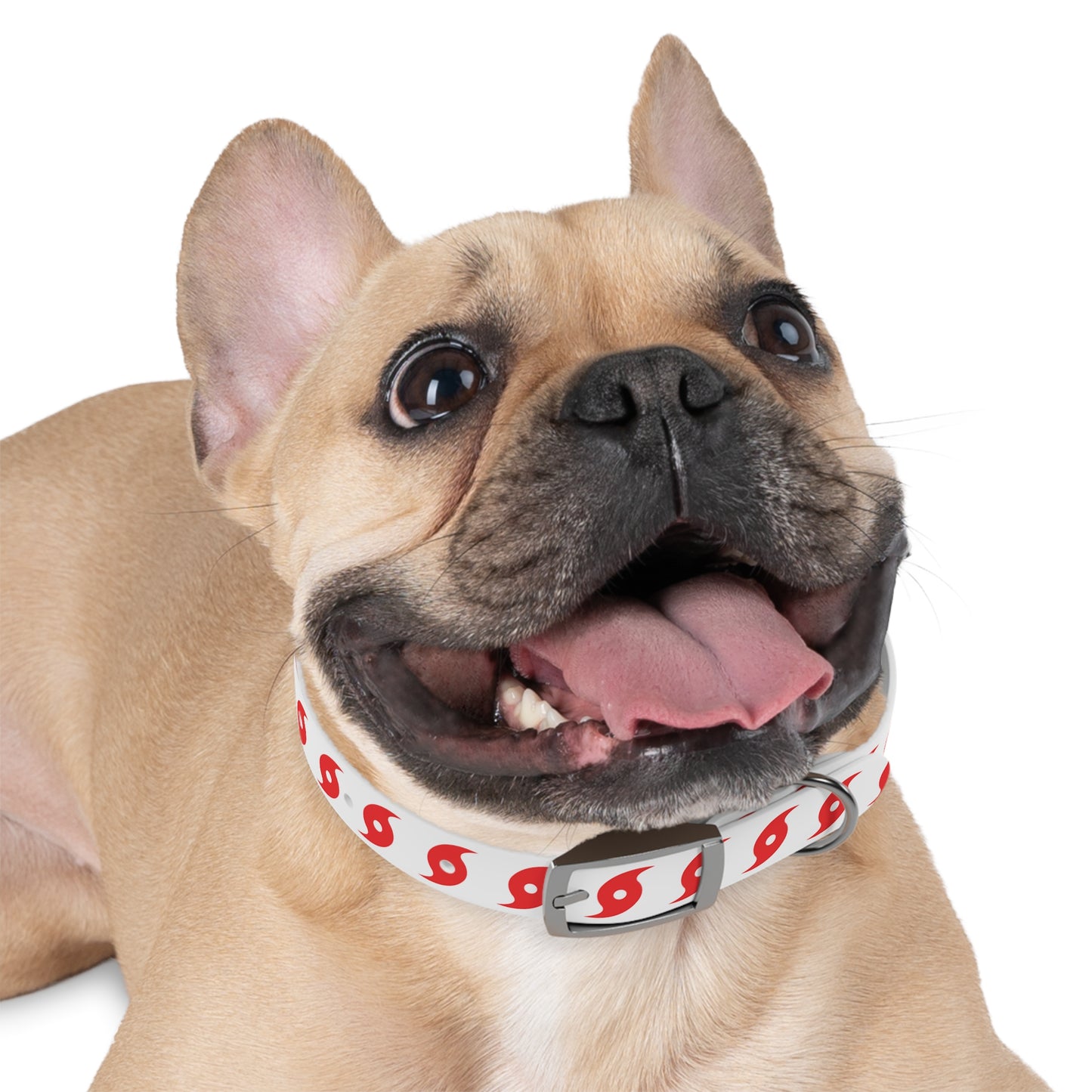 Hurricane Icon (Red) Dog Collar