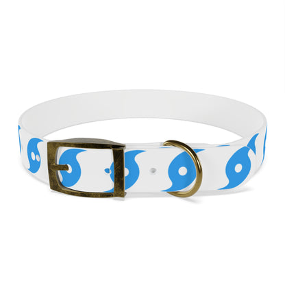 Hurricane Icon (Blue) Dog Collar