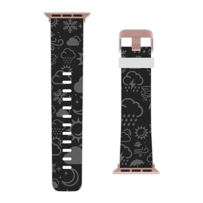 Wx Icon (Black/Grey) Watch Band for Apple Watch