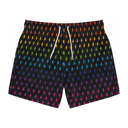 Maillot de bain Lightning (noir/arc-en-ciel) 