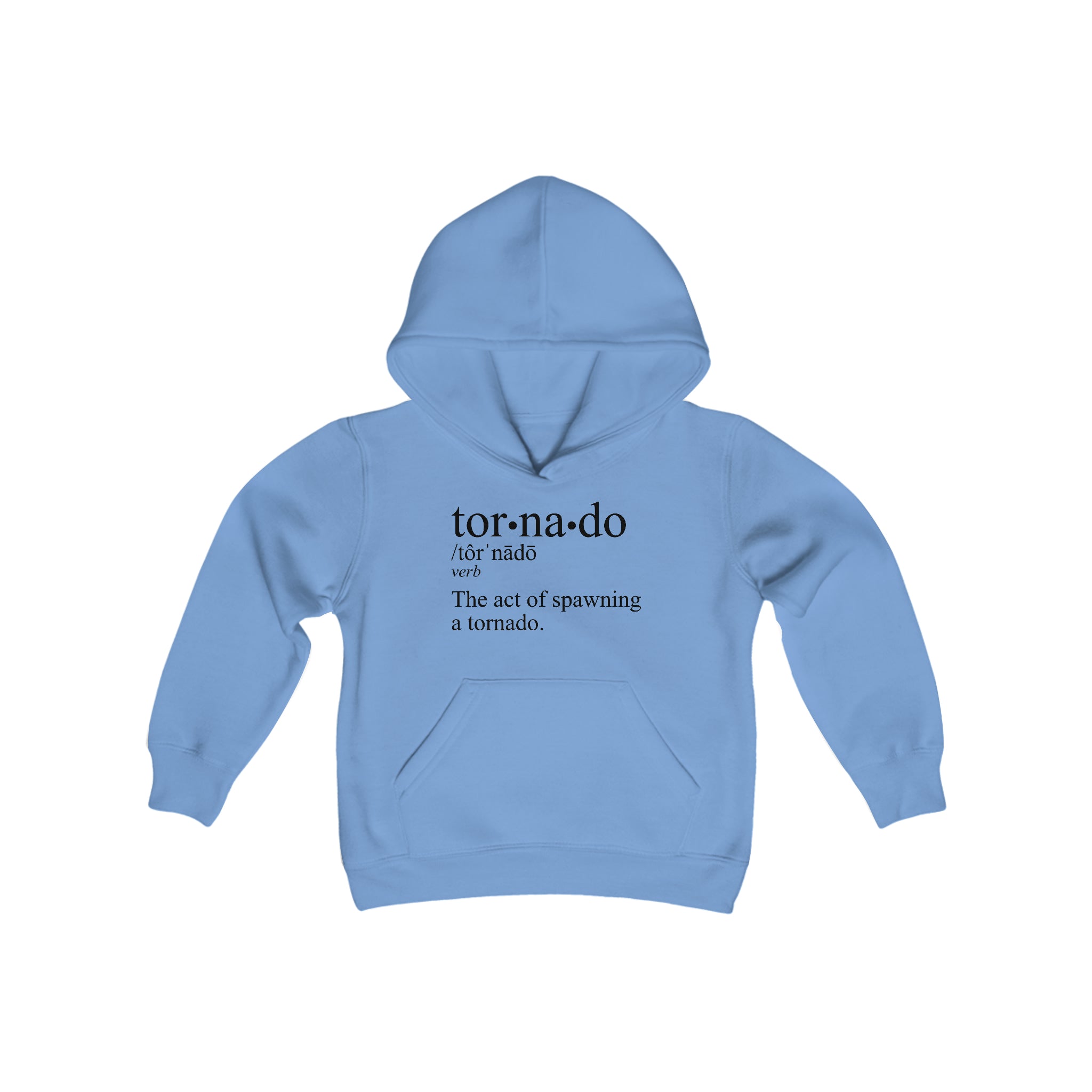 Tornado is a Verb Children's Hoodie 