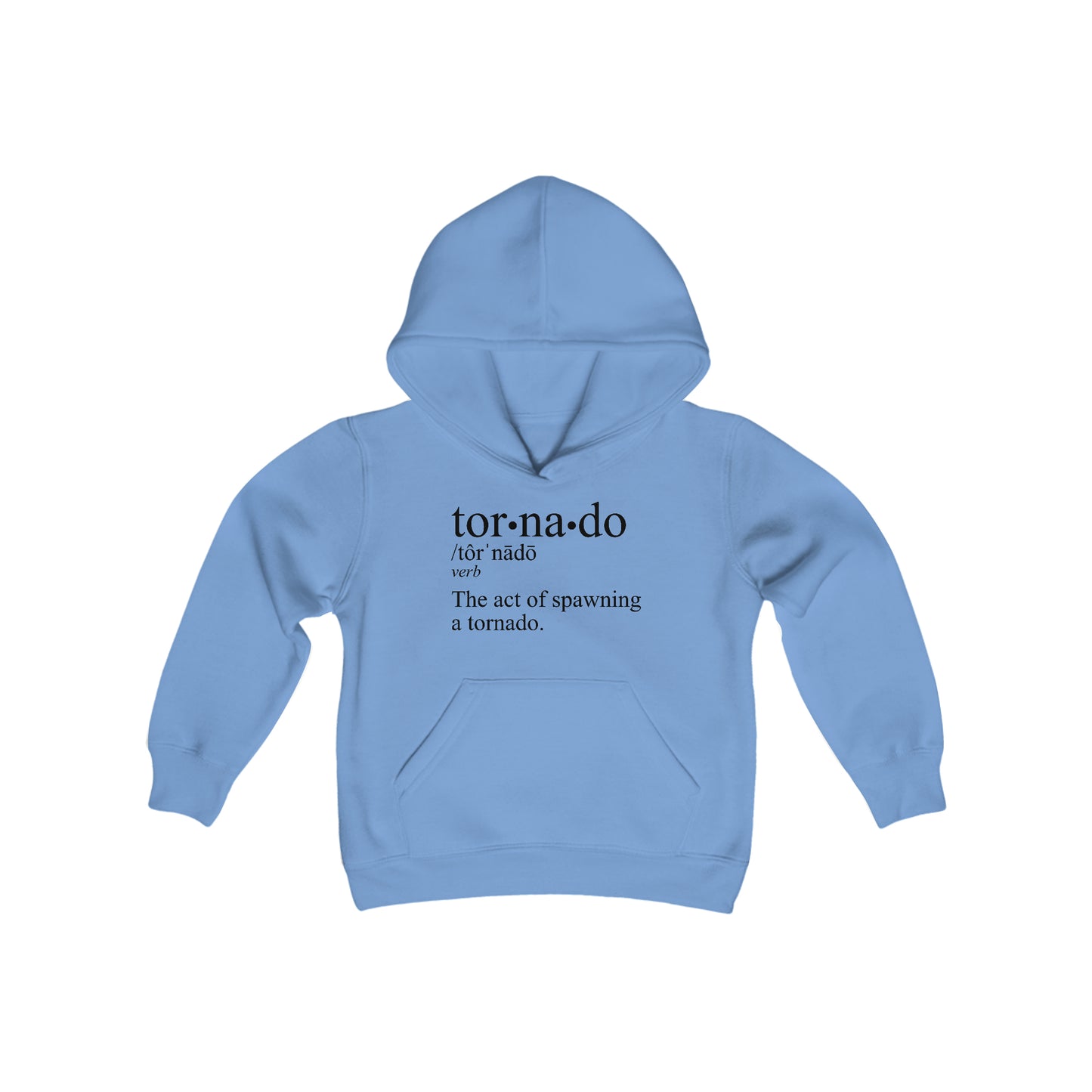 Tornado is a Verb Children's Hoodie